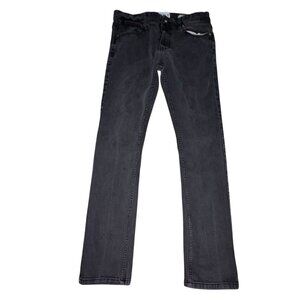 Paper Denim & Cloth Mens Stretch Jeans-Washed Black-Size 32X32-GUC